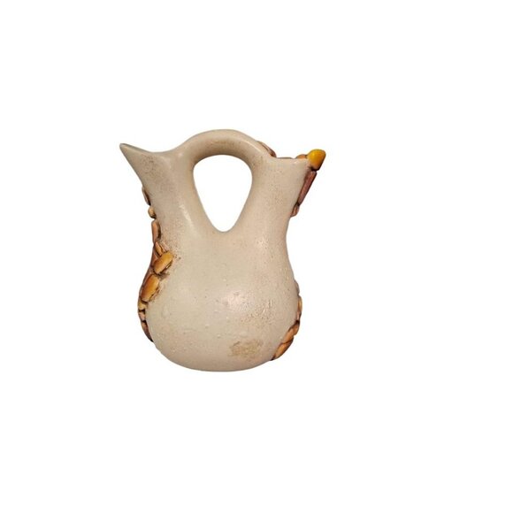 Navajo Style Wedding Vase Hand Painted Raised Bricks Vintage - Picture 3 of 5